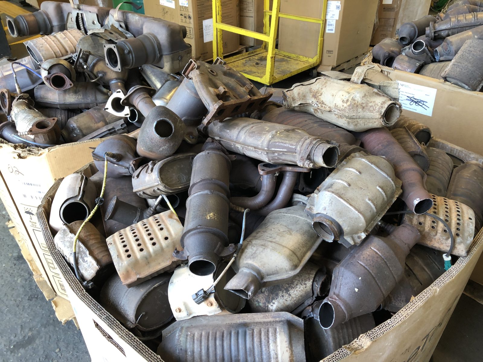 why catalytic converters become scrap
