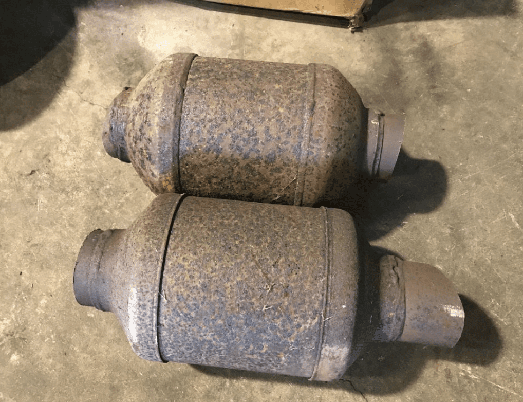 list of vehicle makes and models with catalytic converter count